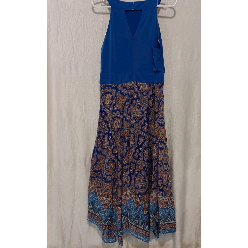 Sandra Darren Women Sleeveless Bohemian Asymmetrical Hem Wedding Guest Dress 14 - Picture 6 of 14